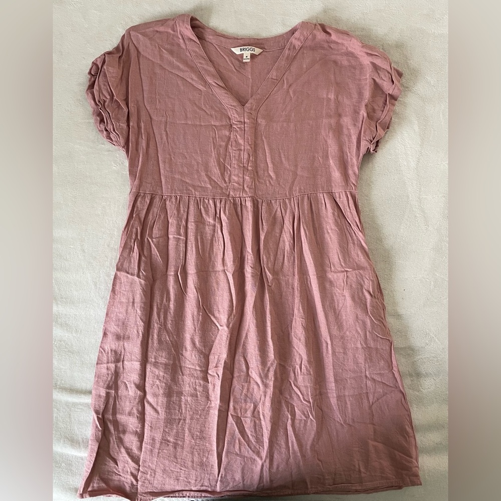 Linen Pink Dress